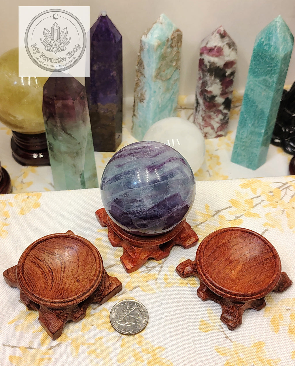 Crystal Sphere & Gemstone Display Holders