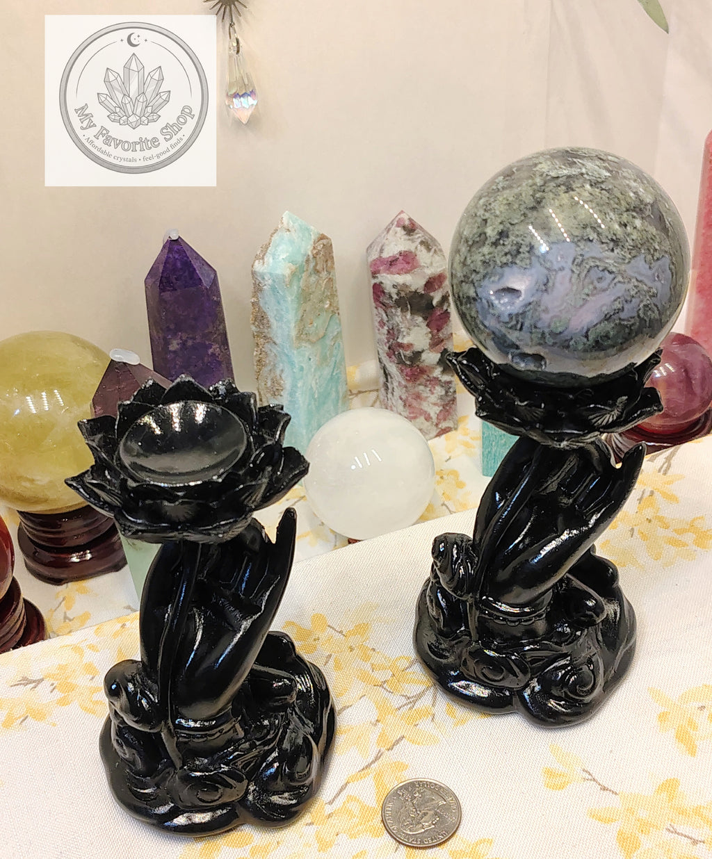 Crystal Sphere & Gemstone Display Holders
