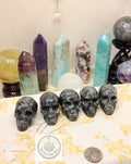 Larvikite Skull Carving – Intuitively Chosen
