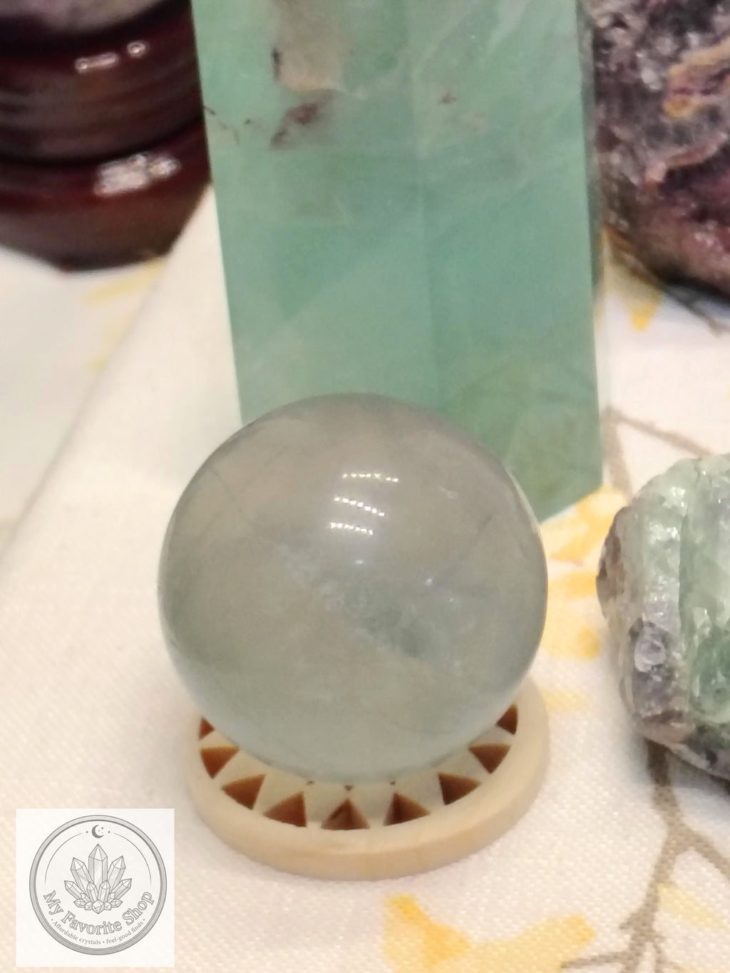 Fluorite Collector’s Set – Towers, Sphere, Raw Stones & Tumbles