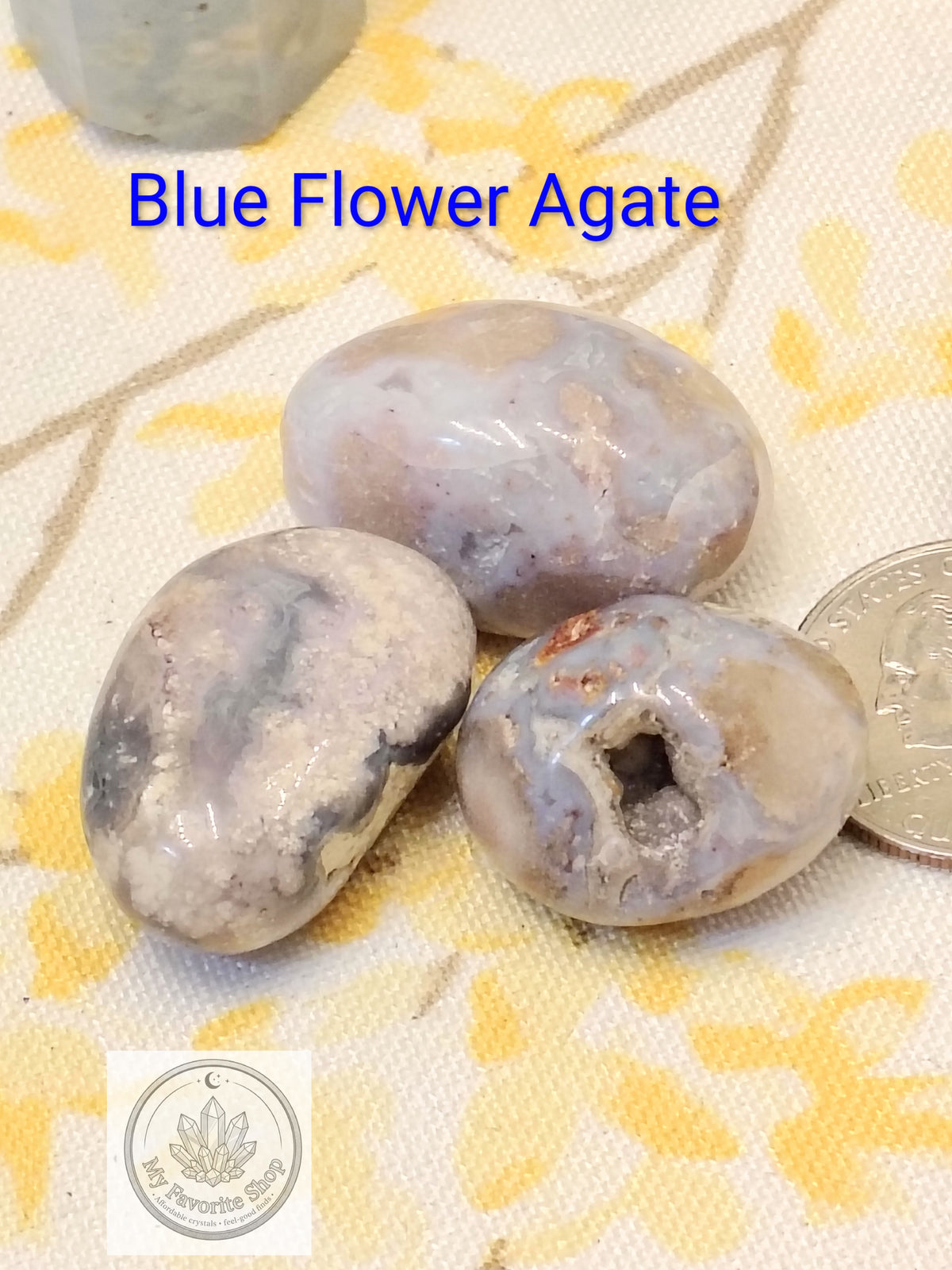 Blue Crystal Bundle – Points, Apatite Sphere & Labradorite Heart